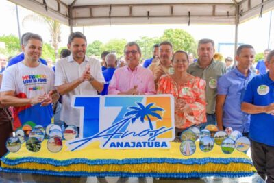 Deputado Juscelino Filho marca presença no aniversário de 171 anos de Anajatuba
