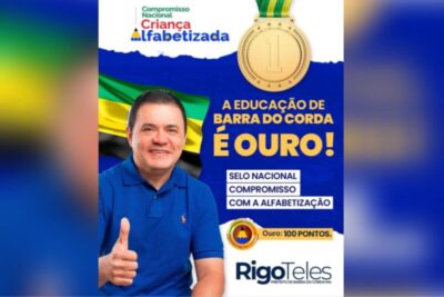 Barra do Corda é referência nacional em alfabetização com selo ouro