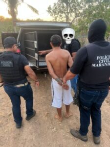 POLÍCIA CIVIL PRENDE HOMICIDA INTEGRANTE DE FACÇÃO, EM PINHEIRO-MA