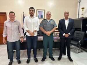 Mais Segurança para Rosário, prefeito Jonas se reúne com Secretário e Comandante Geral da PMMA