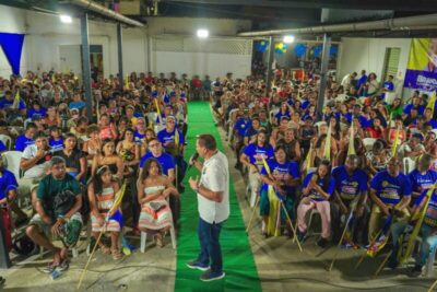 Coroadinho recebe o vereador Marquinhos com alegria e muita esperança