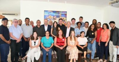 Felipe Camarão recebe futuro presidente Nacional do PT, Edinho Silva