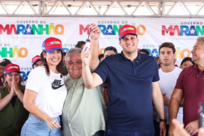 Orleans Brandão entrega obras estaduais em Alto Alegre do Maranhão e São Mateus