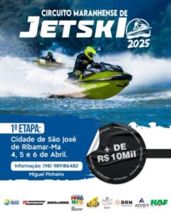 Circuito Maranhense de Jet Ski começa nesta sexta-feira em São José de Ribamar