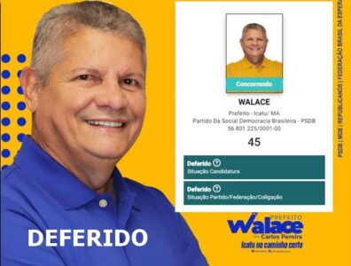 Walace Azevedo tem candidatura em Icatu deferida pela Justiça Eleitoral