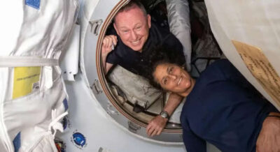 Astronautas retornam à Terra após nove meses no espaço