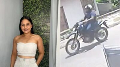 Polícia divulga imagens de terceiro suspeito na morte da influenciadora Adriana Oliveira