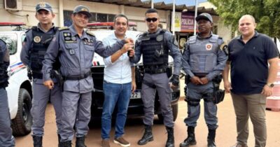 Júnior Cascaria participa de entrega de viaturas policiais que beneficiarão municípios do Médio Mearim