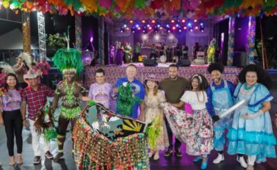 Governador Brandão participa da noite de encerramento do Arraial da Assembleia