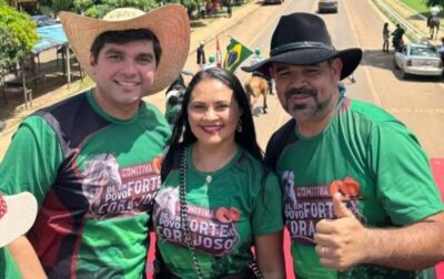 Prefeito João Carlos e deputada Edna Silva participam da tradicional cavalgada de Buriticupu