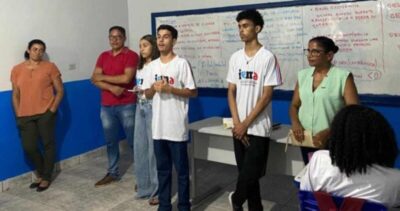 IEMA e Vereadora Novinha interagem em escolas da Rede Estadual em SLP e levam convites de inscrição no AULÃO PARA TODOS