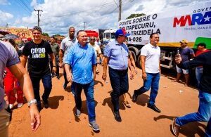 EM CODÓ, BRANDÃO INICIA PONTE, ENTREGA ESCOLAS E PARQUE AMBIENTAL REFORMADOS.