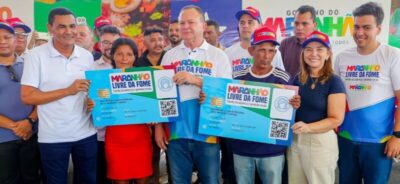 Em Urbano Santos, Iracema Vale participa da entrega de cartões do programa ‘Maranhão Livre da Fome’
