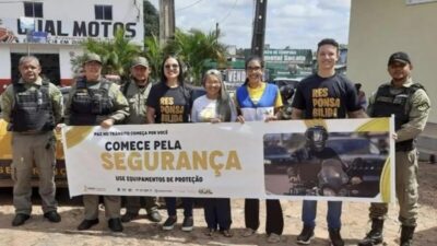 Ações da campanha Maio Amarelo fortalece a prevenção de acidente, em Açailândia