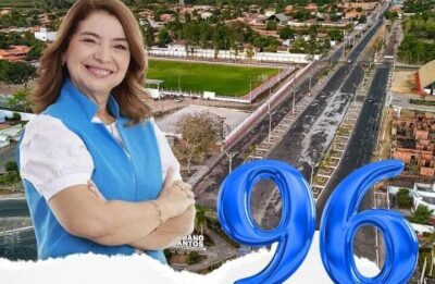 Deputada Iracema Vale Homenageia Urbano Santos pelos seus 96 anos
