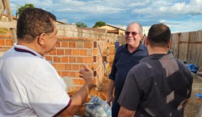 Avança obra de construção da Unidade Básica de Saúde do Jardim Aulídia, em Açailândia