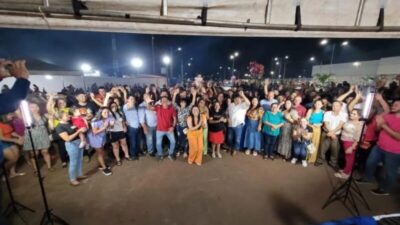 Em grande festa, prefeito Léo Cunha inaugura praça Santos Dumont, em Estreito