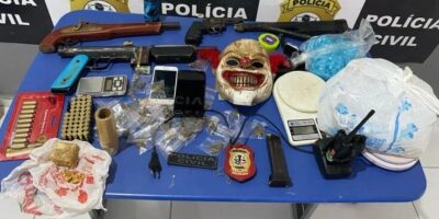 Com máscara de palhaço e munição pesada, homem é preso após roubo em Santa Inês