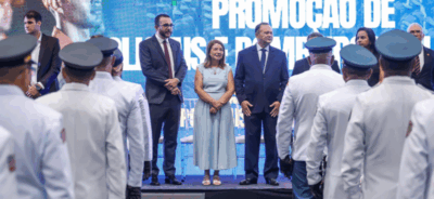 Iracema Vale destaca reconhecimento ao trabalho da PM e Corpo de Bombeiros durante ato de promoção de militares