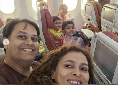 Família envia selfie minutos antes da tragédia aérea que matou mais de 290 pessoas na Índia