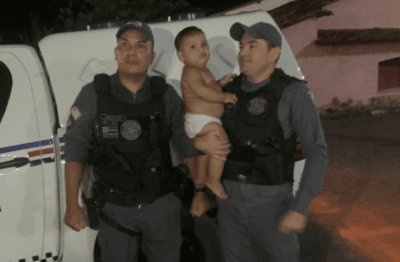 Bebê de 10 meses é salvo por policiais militares após engasgar em Cedral do Maranhão