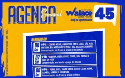 Walace Azevedo, começa a sua segunda agenda de campanha nos povoados de Icatu