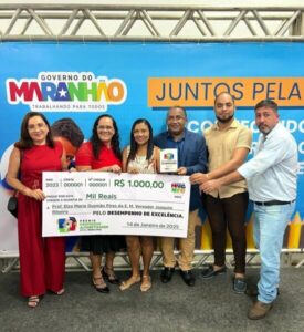 Alcântara recebe o Selo Ouro da Educação e Prêmio Professora Alfabetizadora