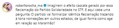 Pau que dá em Chico, por Roberto Rocha