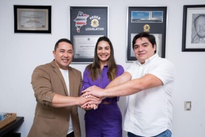 André da RalpNet agradece Ana Paula pelo apoio na realização do mutirão de cirurgias de varizes em Pinheiro