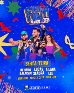 Delta Folia Araioses 2025 promete ser o maior carnaval da história da cidade