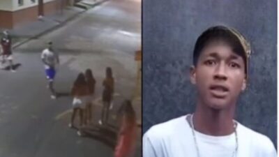 Grupo de meninas é assaltado; um ladrão foi preso e obrigado a pedir desculpas