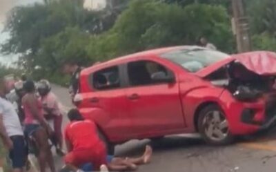 Colisão entre veículos deixa feridos na Avenida do Sabiá, no bairro Gapara