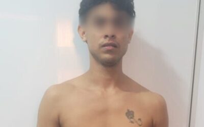 Suspeito é preso com pistola calibre .40 após fuga e queda de telhado em São Luís