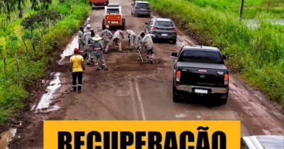 GOVERNO SEGUE TRABALHANDO PARA MELHORAR TRAFEGABILIDADE NA MA-014 NA BAIXADA MARANHENSE