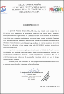 Prefeita eleita de Igarapé do Meio se recupera e está fora de perigo após cirurgia cardíaca