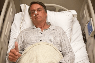 Bolsonaro diz que está ‘se recuperando’ e com ‘cuidados intensivos’