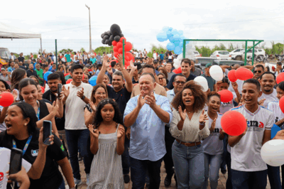 Governo do Estado entrega obras nas áreas da educação, esporte e abastecimento em Santa Luzia