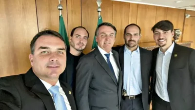 Família Bolsonaro comemora manifestação de Trump em favor do ex-presidente