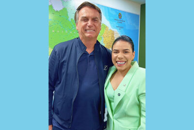 Bolsonaro poderá ir à Imperatriz somente com Mariana Carvalho