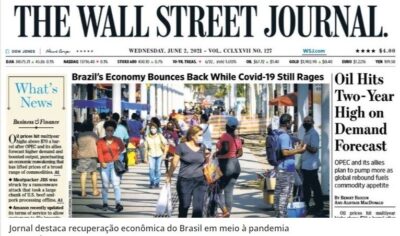 Brasil na capa do mundo: após roubalheira do PT, Brasil dá a volta por cima sendo mostrado de forma positiva ao mundo…