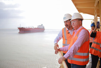 Brandão e Gilberto Lins buscam parcerias para o Porto do Itaqui em visita ao Canal do Panamá