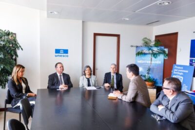 Brandão formaliza na sede da Unesco convite para entrega de certificado sobre Patrimônio Natural da Humanidade aos Lençóis