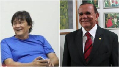Prefeito Léo Cunha recebe ex-senador Chiquinho Escórcio em Estreito para troca de experiências administrativas
