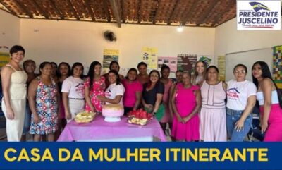 Casa da Mulher Juscelinense realiza projeto itinerante na zona rural de Presidente Juscelino