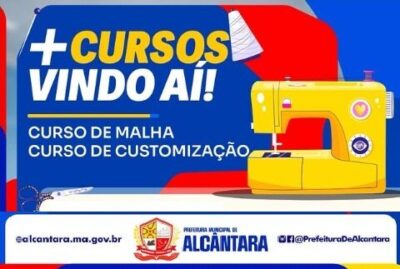 Prefeitura de Alcântara inscreve 40 alunos para cursos de Malha e Customização