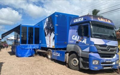 Unidade móvel reforça serviços da Caixa Econômica no município de Cururupu