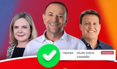 Inclusão de Felipe Camarão em chapa do Diretório Nacional do PT é um duro recado ao Palácio dos Leões