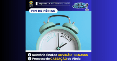 Fim de Férias: Direto ao Assunto, Blog e Canais Contraponto Voltam na Segunda, Dia 06