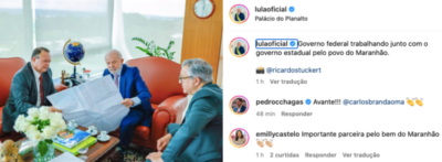 O prestígio de Brandão com Lula