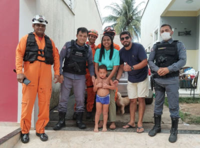 PM resgata criança presa em porta-malas de veículo em São Luís